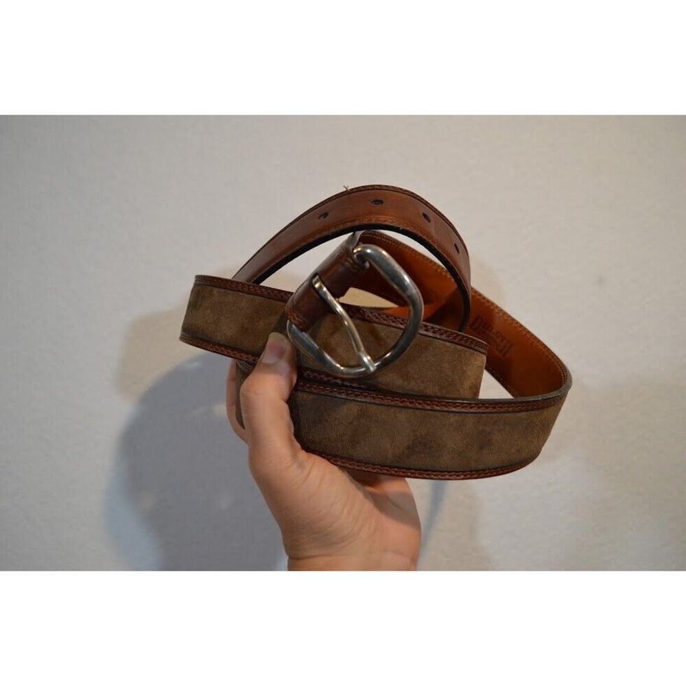 Duluth‎ Trading Company Suede Belt Leather Size 46 - READ